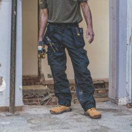 DeWalt Pro Tradesman Work Trousers Black 32" W 31" L