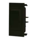 LAP  16AX 2-Way Grid Light Switch Black