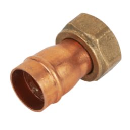 Yorkshire  Copper Solder Ring Straight Tap Connector 22mm x 3/4"