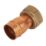 Yorkshire  Copper Solder Ring Straight Tap Connector 22mm x 3/4"
