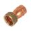 Yorkshire  Copper Solder Ring Straight Tap Connector 22mm x 3/4"