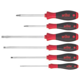 Wiha SoftFinish Mixed  Screwdriver Set 6 Pieces