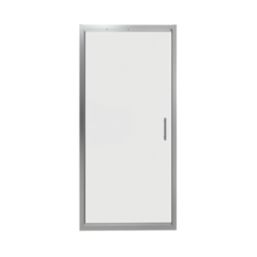 Essentials Framed Rectangular In-Fold Shower Door Chrome 760mm x 1850mm