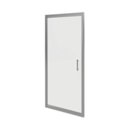 Essentials Framed Rectangular In-Fold Shower Door Chrome 760mm x 1850mm