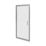 Essentials Framed Rectangular In-Fold Shower Door Chrome 760mm x 1850mm