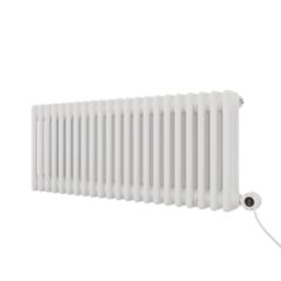 Azur Duke 900W 3-Column Electric Radiator 400mm x 1010mm White 3072BTU