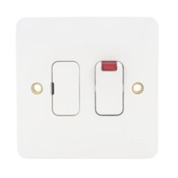 Hager Sollysta WMSSU83N 13A Switched Fused Spur with LED White