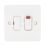 Hager Sollysta WMSSU83N 13A Switched Fused Spur with LED White