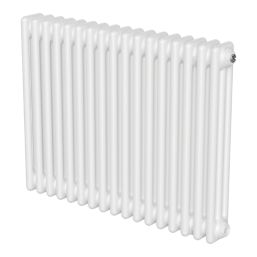 Flomasta 600mm x 785mm 3376BTU White Horizontal 3 Column Radiator