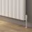 Reina Loco Double 600mm x 850mm 3161BTU White Horizontal Designer Radiator
