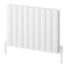 Reina Loco Double 600mm x 850mm 3161BTU White Horizontal Designer Radiator