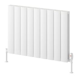 Reina Loco Double 600mm x 850mm 3161BTU White Horizontal Designer Radiator