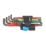 Wera 967/9 TX Multicolour HF 1 Metric & TX Long L-Key Set 9 Pcs