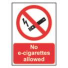 "No E-Cigarettes Allowed" Sign 210mm x 148mm