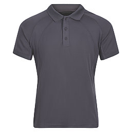Regatta Coolweave Polo Shirt Iron X Large 43 1/2" Chest