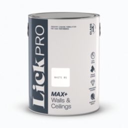 LickPro Max+ 5Ltr White 01 Eggshell Emulsion  Paint
