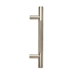 Elite Knobs & Handles Kensington Knurled T Bar Handle Brushed Nickel 148mm