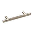 Elite Knobs & Handles Kensington Knurled T Bar Handle Brushed Nickel 148mm