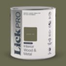 LickPro 2.5Ltr Green 05 Satin Water-Based Trim Paint
