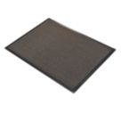 COBA Vyna-Plush Entrance Mat Black/Brown 1.2m x 0.9m x 7mm