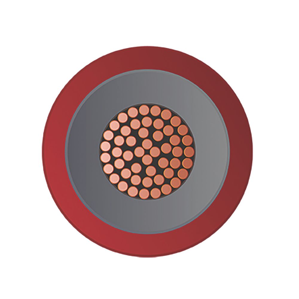 Time H01Z2Z2-K Red 4mm² Solar Cable 100m Drum - Screwfix