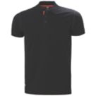 Helly Hansen Oxford Polo Shirt Black Small 36" Chest