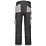 JCB Trade Plus Rip-Stop Work Trousers Black / Grey 40" W 32" L