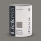 LickPro 5Ltr Smooth Grey 09 Masonry Paint