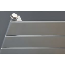 Ximax Oceanus 445mm x 1800mm 3017BTU Silver Horizontal Designer Radiator