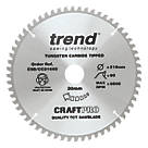 Trend CraftPo CSB/CC21660 Wood Crosscut Circular Saw Blade 216mm x 30mm 60T