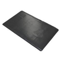 COBA Deckplate ReGen Anti-Fatigue Floor Mat Black 1500mm x 900mm x 15mm