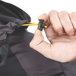 Site Orser Waterproof Jacket Grey / Black X Large Size 54" Chest