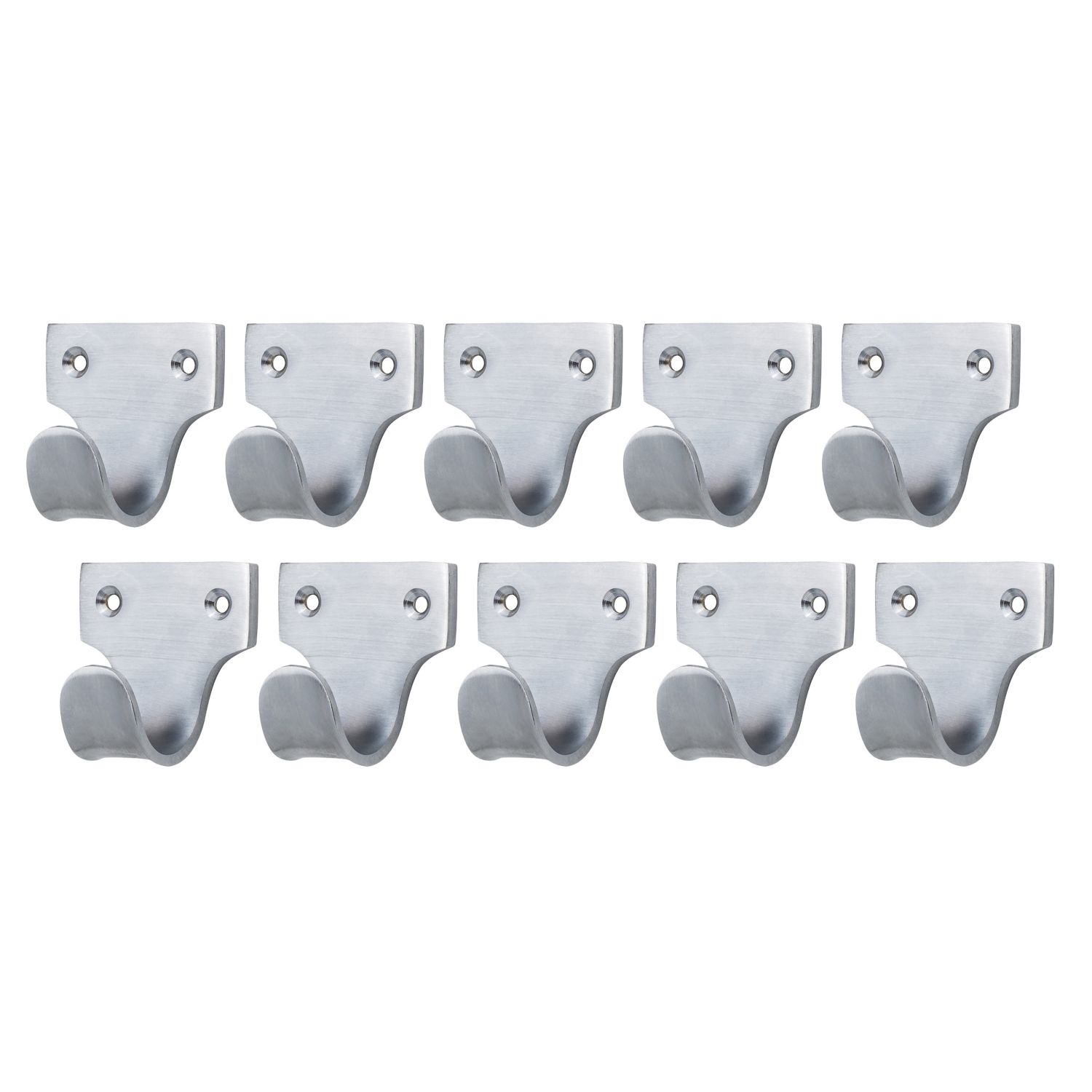 Smith & Locke Sash Window Handles Satin Chrome 50mm x 50mm 10 Pack (770YX)