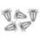 Pearl Consumables  Interior Trim Panel Retaining Clips White 5 Pack