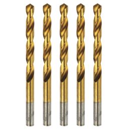 Erbauer  Straight Shank Metal Drill Bits 8mm x 117mm 5 Pack