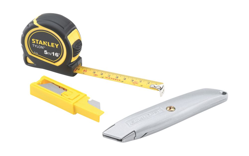 Tape Measures Levels Measuring Screwfix Com - stanley retractable knife tape measure