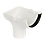 FloPlast  uPVC Round Stop End Outlet White 112mm x 68mm