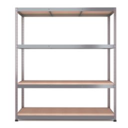 RB Boss  4-Tier Metal Garage Shelving Unit 1600mm x 600mm x 1800mm