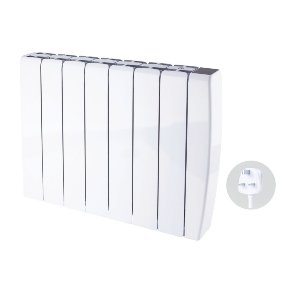 TCP 2000W Electric Wall-Mounted Panel Heater White - Screwfix