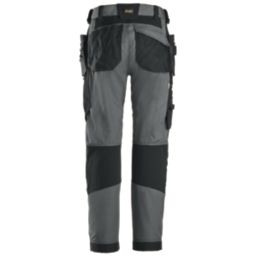Snickers 6902 Stretch Work Trousers Steel Grey 39" W 32" L