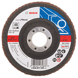 Bosch X551 Expert for Metal Flap Disc (Straight) 115mm 40 Grit