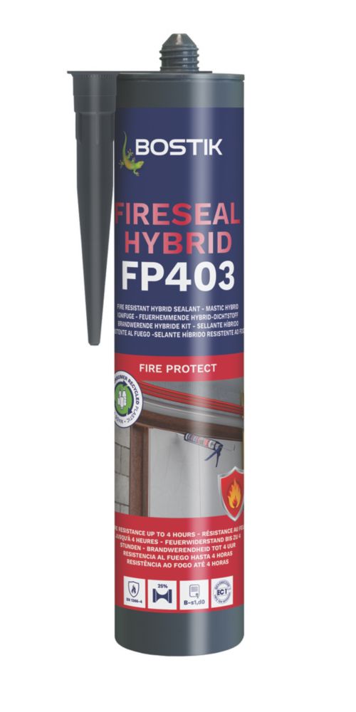 Bostik FP403 Fire Resistant Hybrid Sealant Grey 290ml