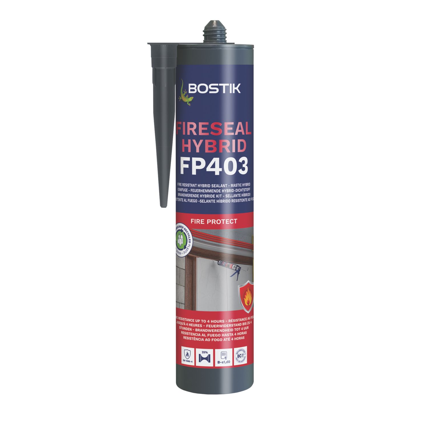 Bostik FP403 Fire Resistant Hybrid Sealant Grey 290ml (771JE)