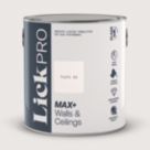 LickPro Max+ 2.5Ltr Taupe 02 Matt Emulsion  Paint