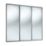 Spacepro Classic 3-Door Sliding Wardrobe Door Kit Graphite Frame Mirror Panel 2216mm x 2260mm