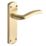 Designer Levers Goodrich Fire Rated Latch Lever Door Handle Pair Antique Brass