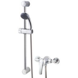 Swirl Tarn Rear-Fed Exposed Chrome  Mixer Shower