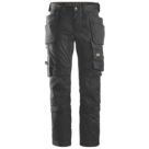 Snickers 6241 Stretch Trousers Black 33" W 30" L