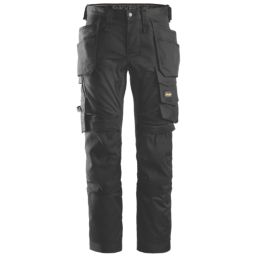 Snickers 6241 Stretch Trousers Black 33" W 30" L