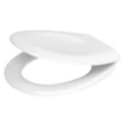 Falcon  Toilet Seat Thermoset Plastic White